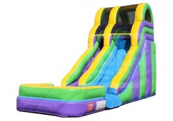 18' Double Dip SL (Single Lane) Water Slide