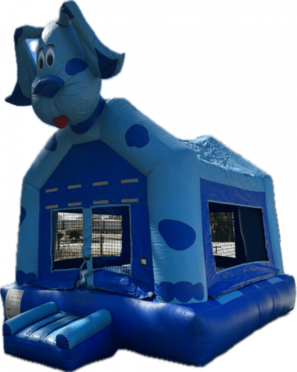 blue-dog-bounce-house