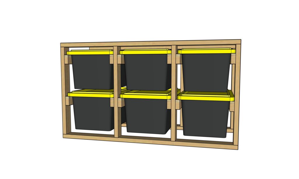 2x3 Custom Tote Storage Racks I