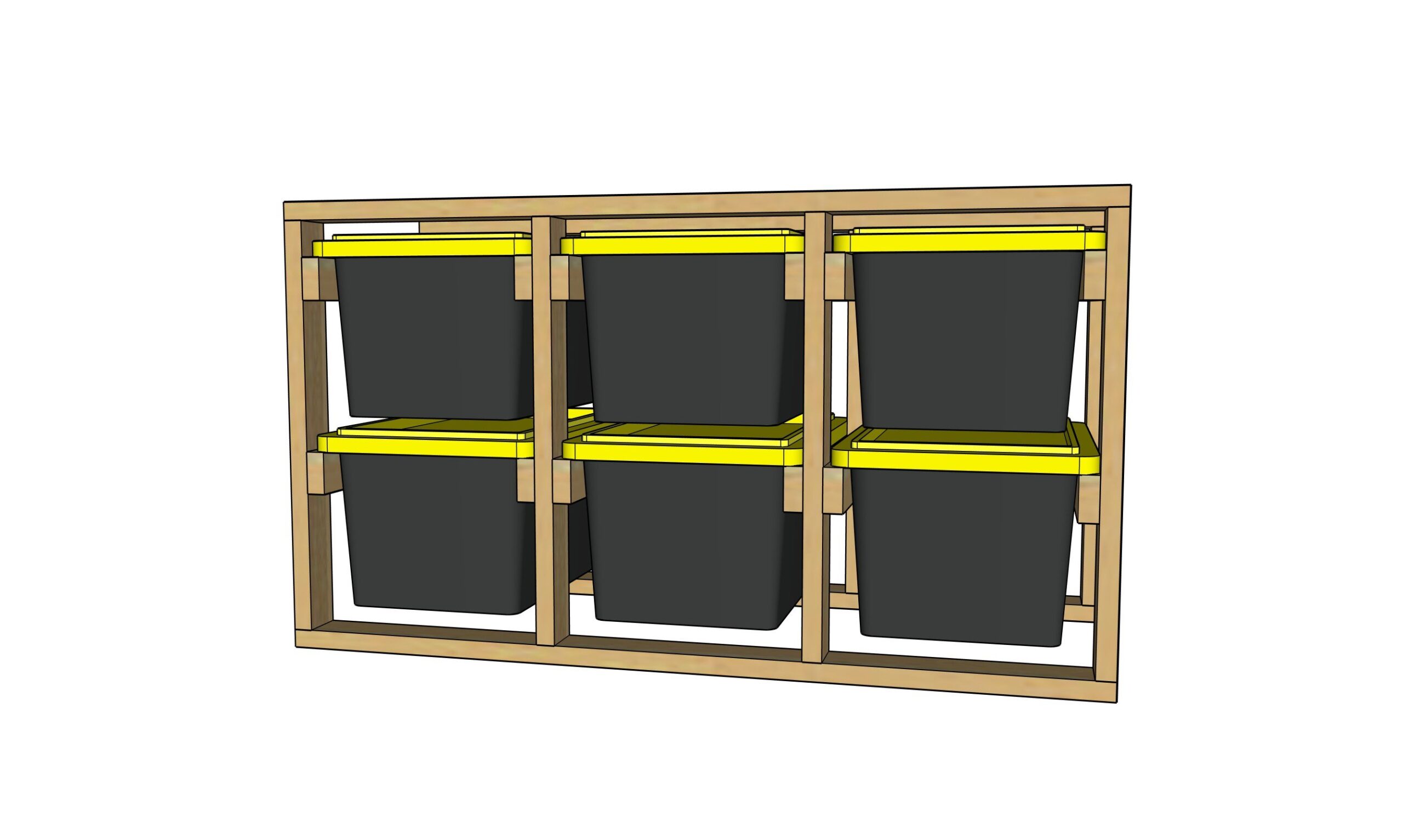 Custom Tote Storage Racks I