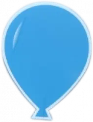 Graphics - blue balloon Package Graphics