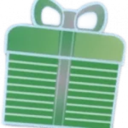 Graphics - green gift Package Graphics